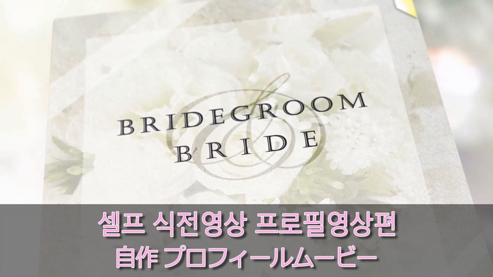 식전영상 프로필 自作 プロフィールムービー